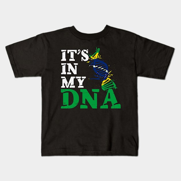 It's in my DNA - Brazil Kids T-Shirt by JayD World